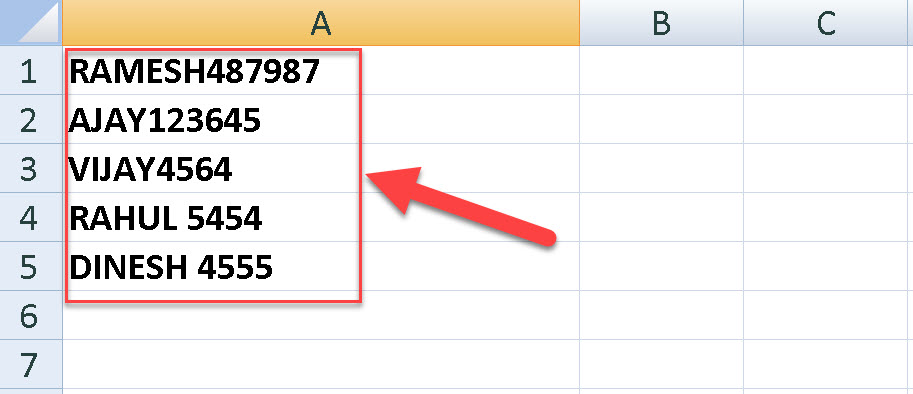Remove Numeric Macro