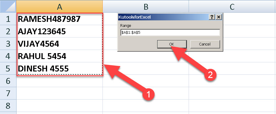 Remove Numeric Macro