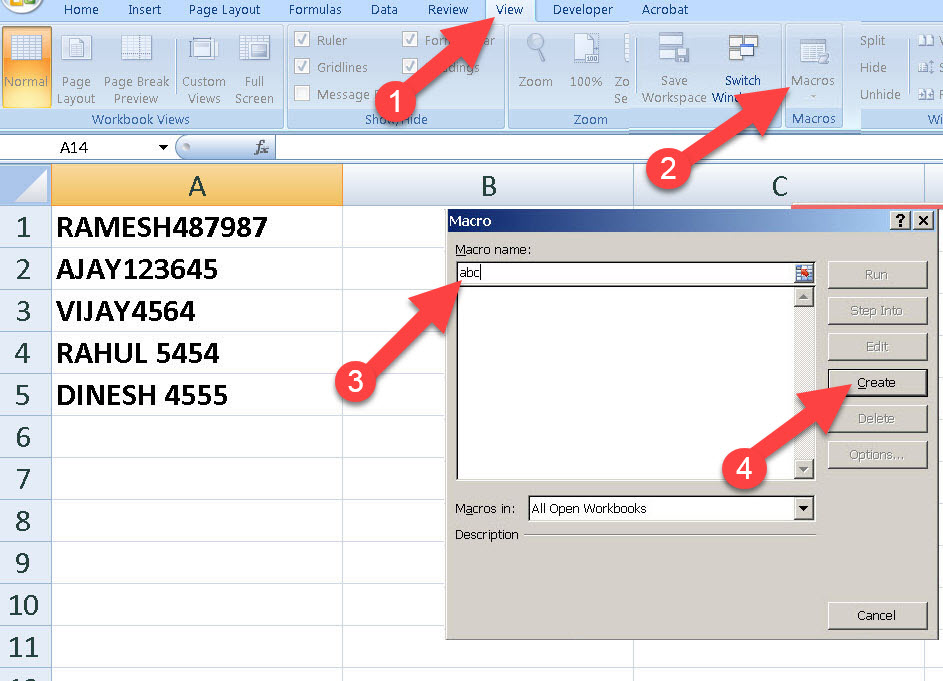 Remove Numeric Macro