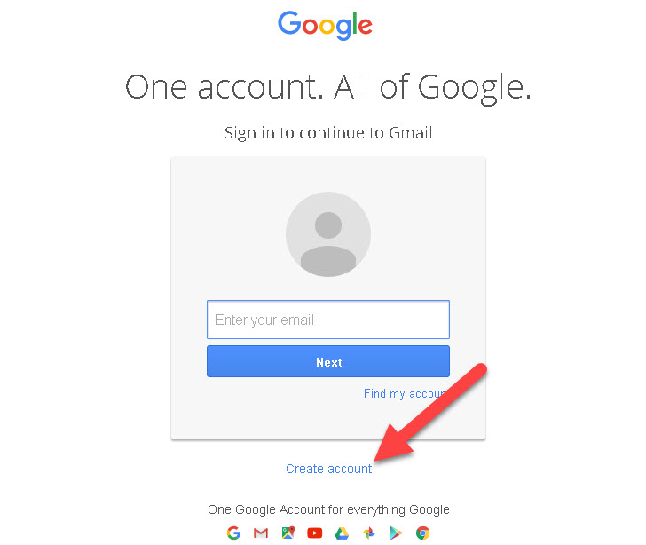 Google Gmail Account