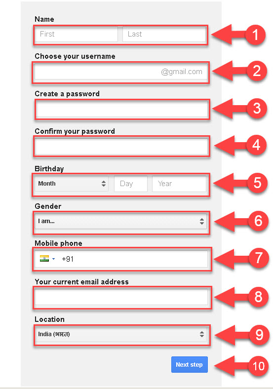 Google Gmail Account