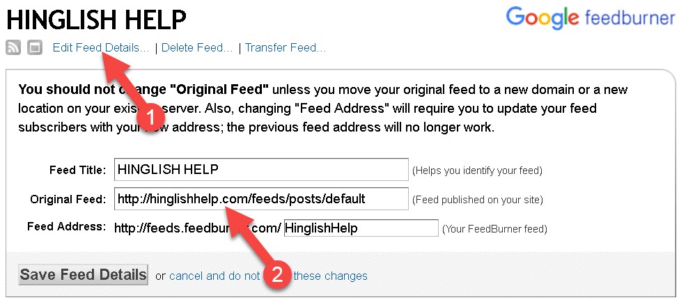 Feedburner Feed Kaise Add Kare