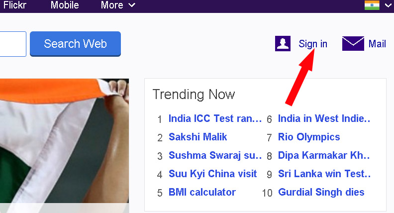 yahoo india