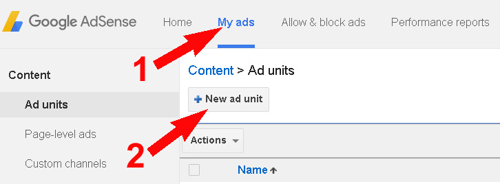 adsense link ads