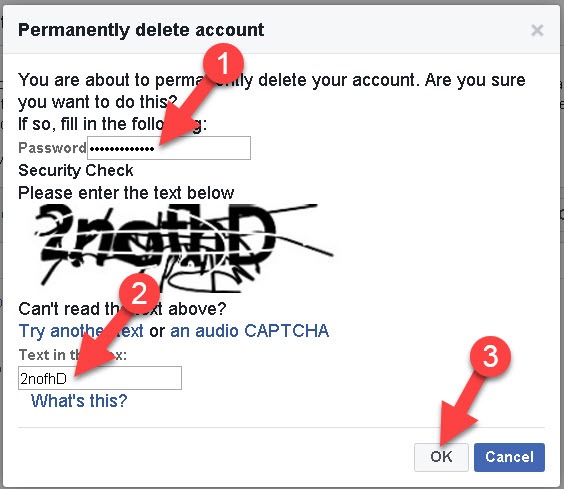 Facebook Account Delete