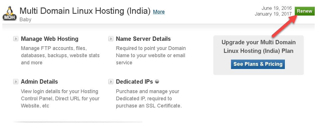 Hostgator Hosting Renew