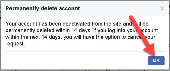 Facebook Account Delete