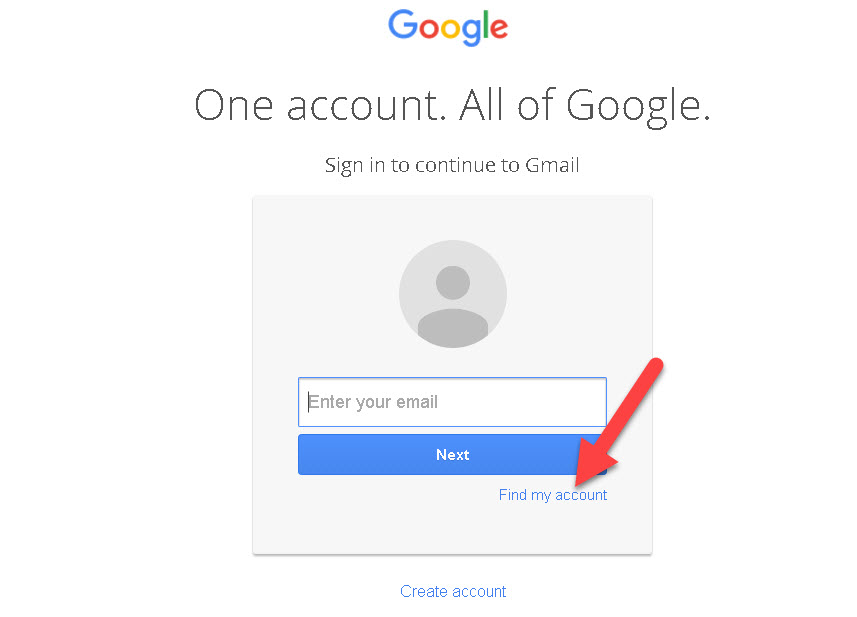 Gmail Account Recover