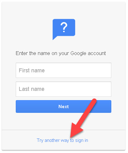 Gmail Account Recover