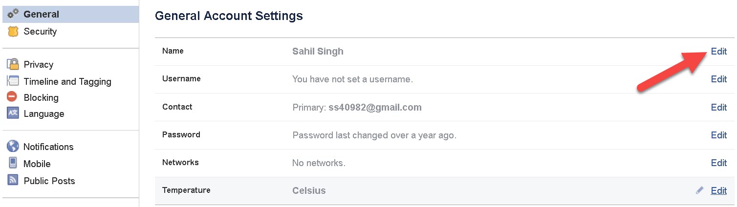 Facebook Profile Name Kaise Change Kare