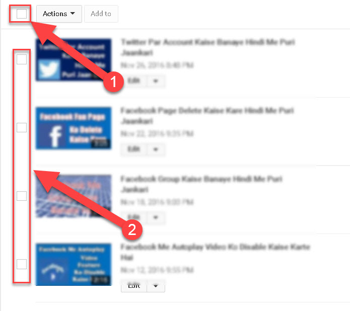 Youtube Se Video Delete