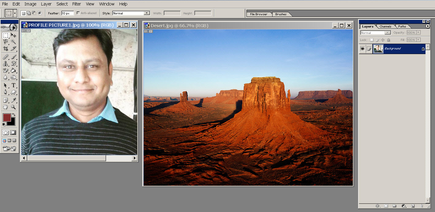 Photoshop Se Background Kaise Change Kare