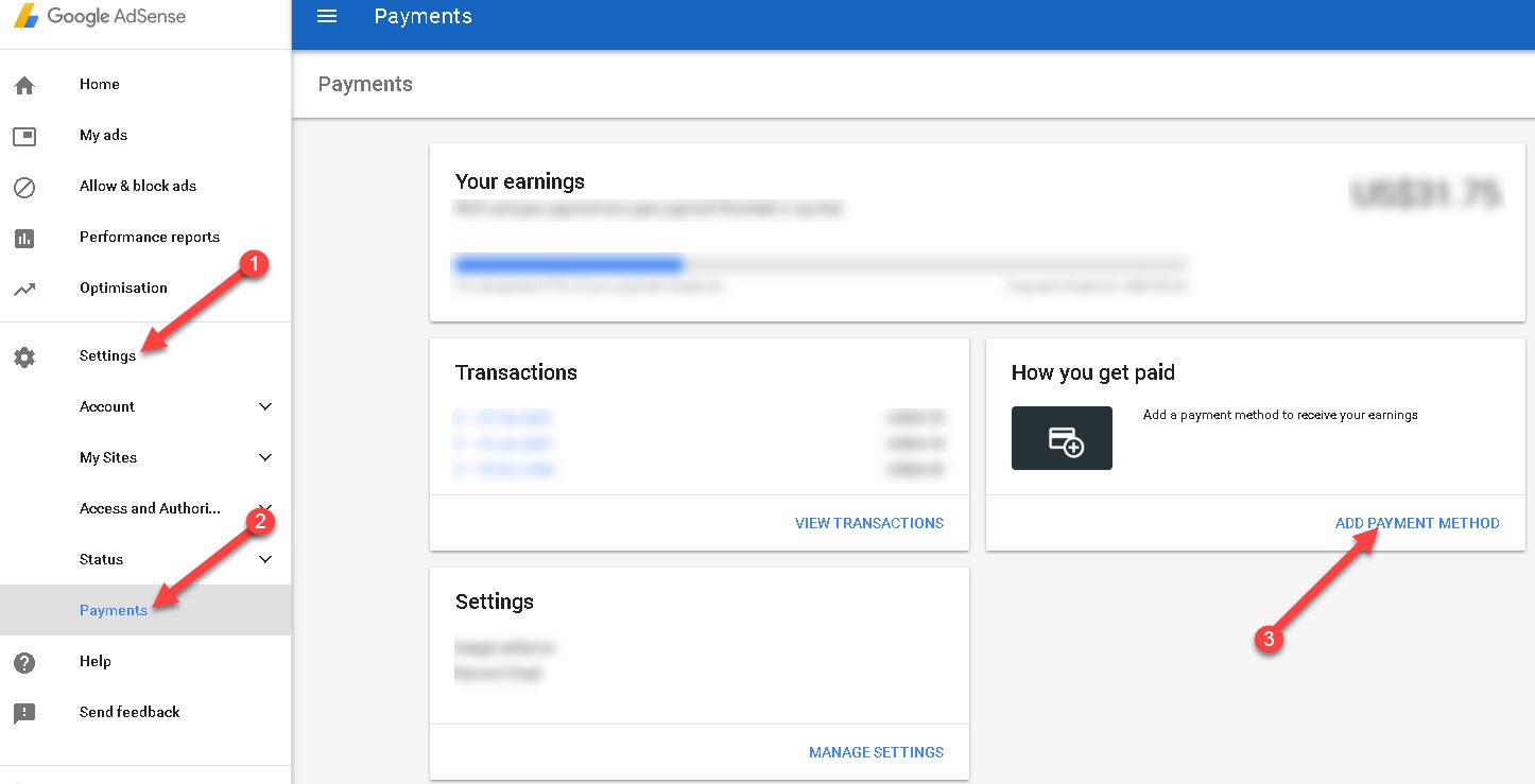 Adsense Earnings