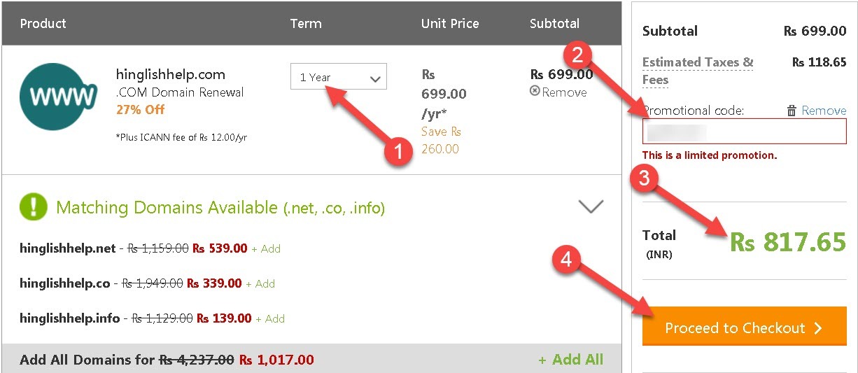 Godaddy Domain Renewal