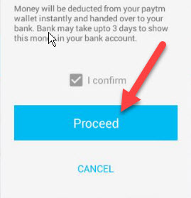 Paytm Cash Transfer