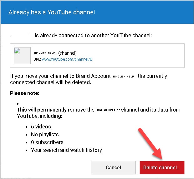 youtube all data transfer