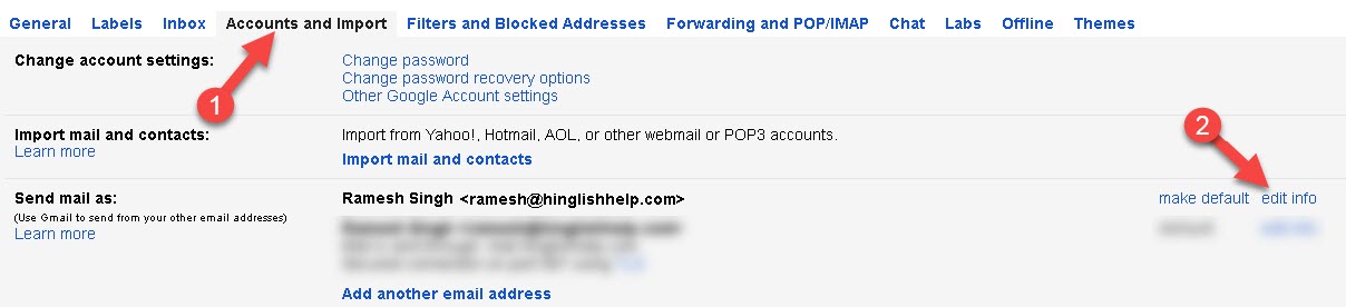 Gmail User Id Change