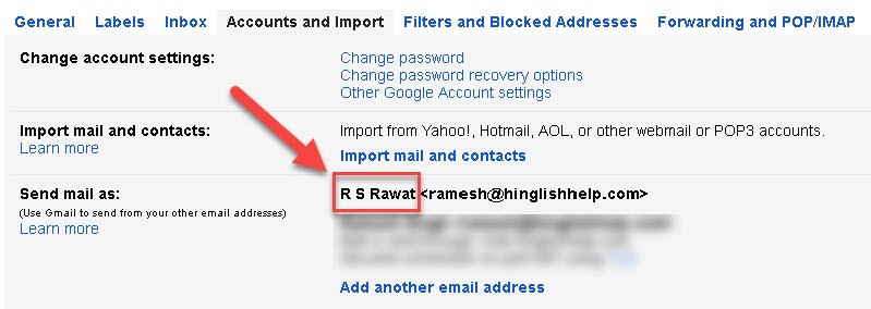 Gmail User Id Change