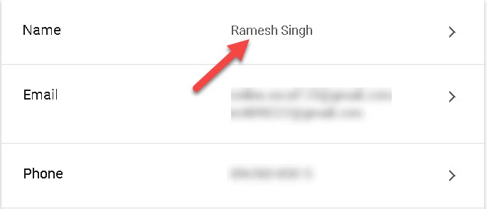 Gmail User Id Change