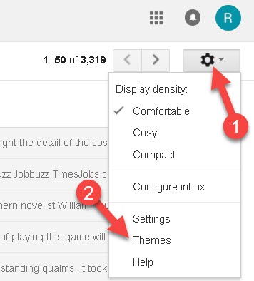 Gmail Background Themes