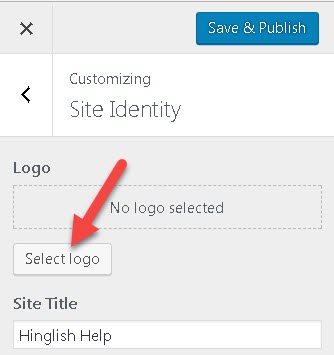 WordPress Blog Par Logo Upload