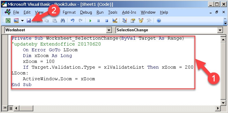 Dropdown List Font Size