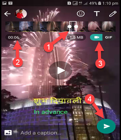 WhatsApp Video Se GIF File Kaise Banaye
