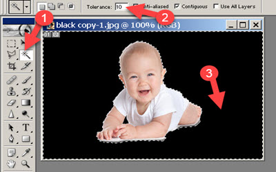 magic wand tool ka use