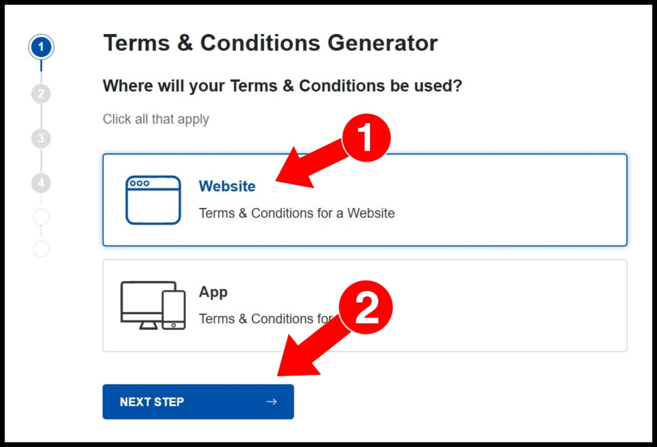 terms and conditions