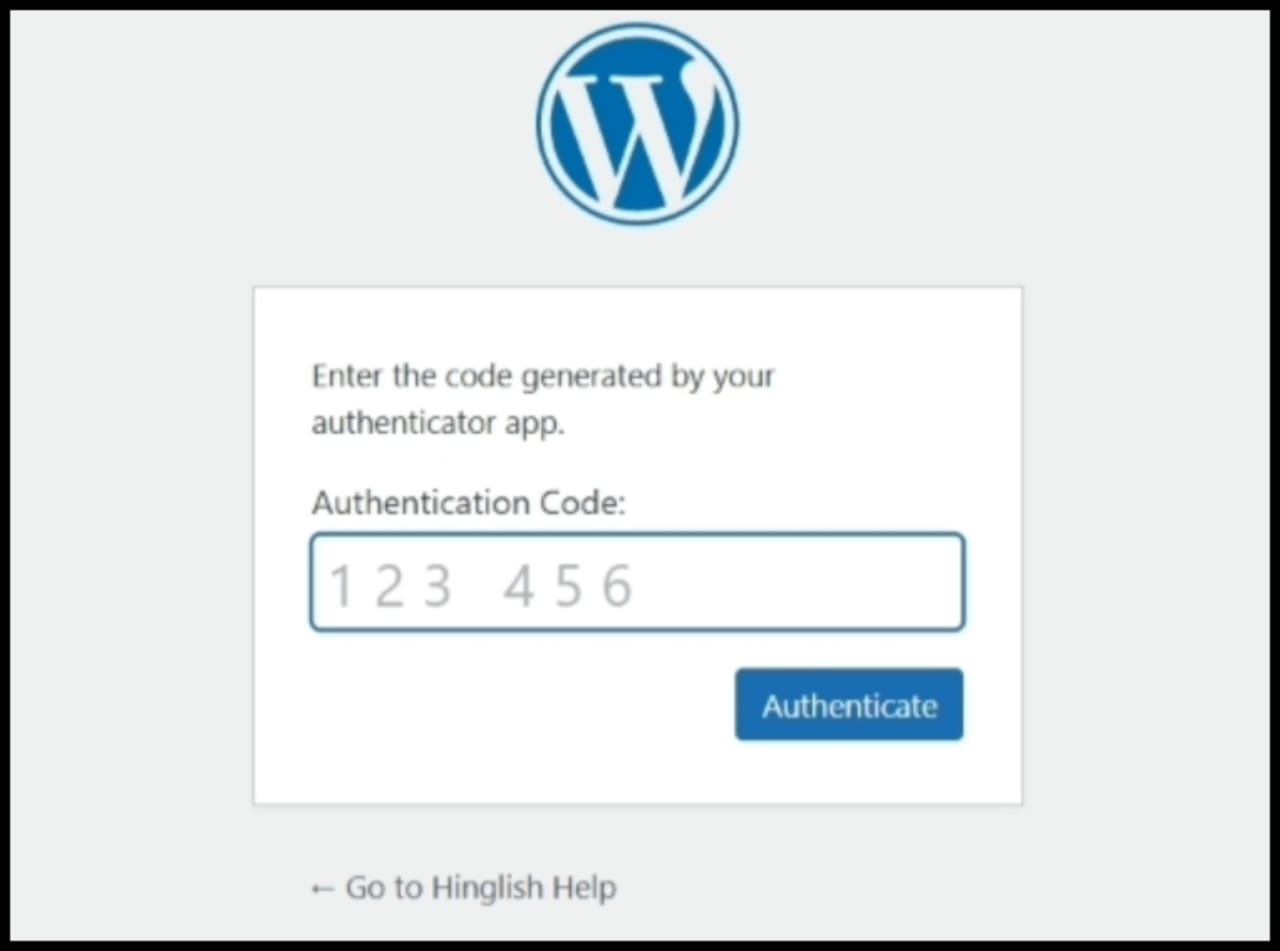 two factor authentication